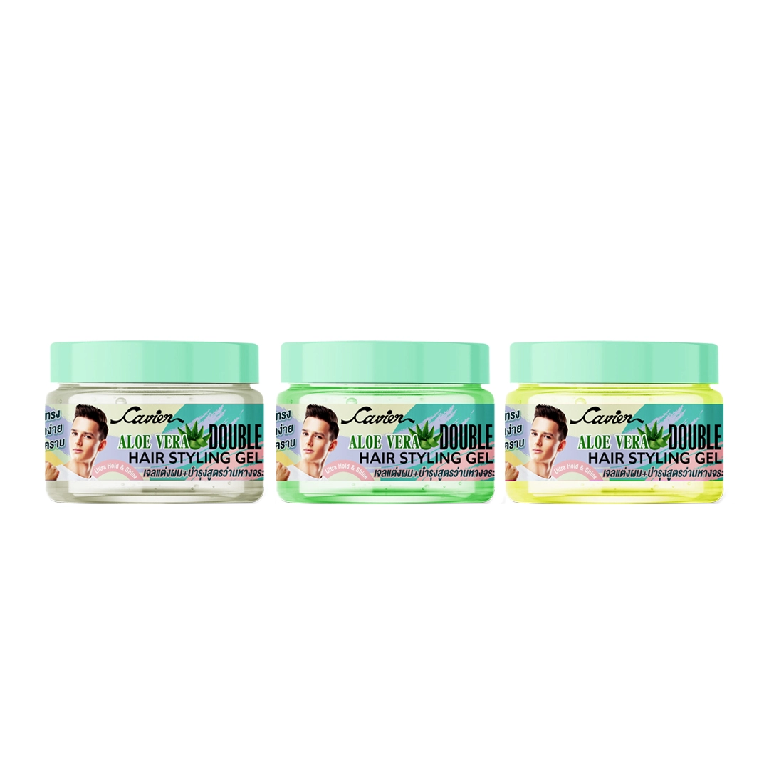 Cavier Aloe Vera Double Hair Styling Gel 