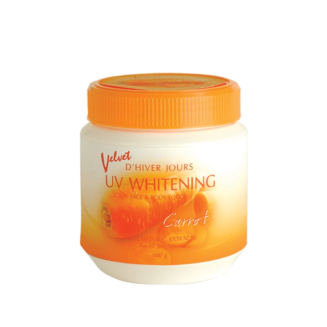 VELVET D'HIVER JOURS UV WHITENING FACE AND BODY LOTION - CARROT