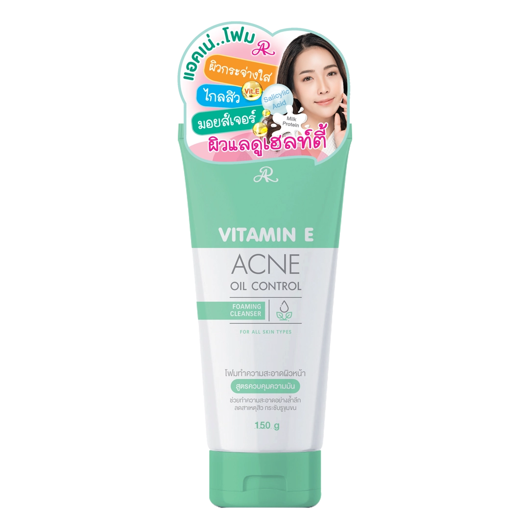 AR VITAMIN E ACNE OIL CONTROL FOAMING CLEANSER
