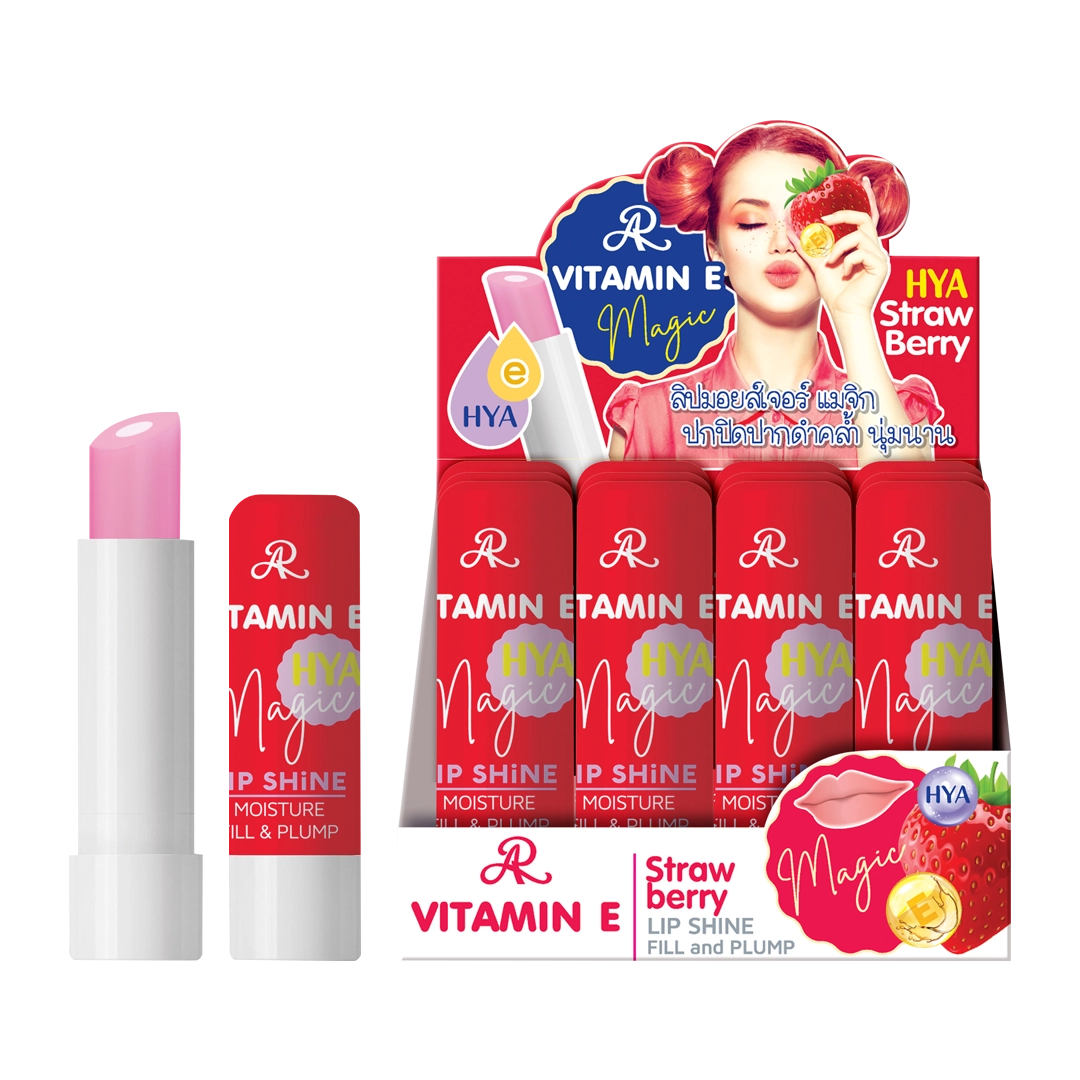 AR VITAMIN E HYA MAGIC LIP SHINE - STRAWBERRY