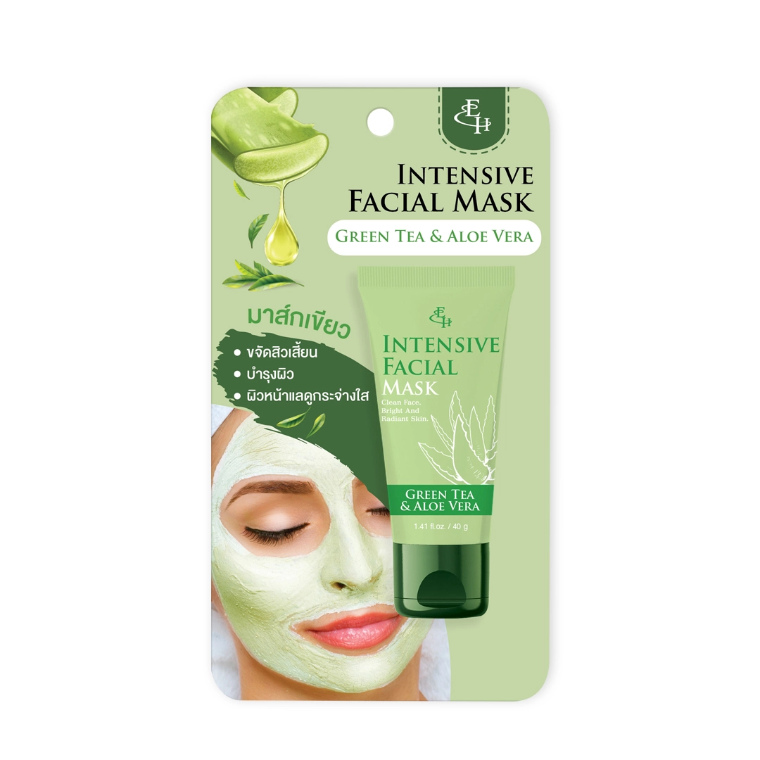 ELIZA HELENA INTENSIVE FACIAL MASK – GREEN TEA & ALOE VERA