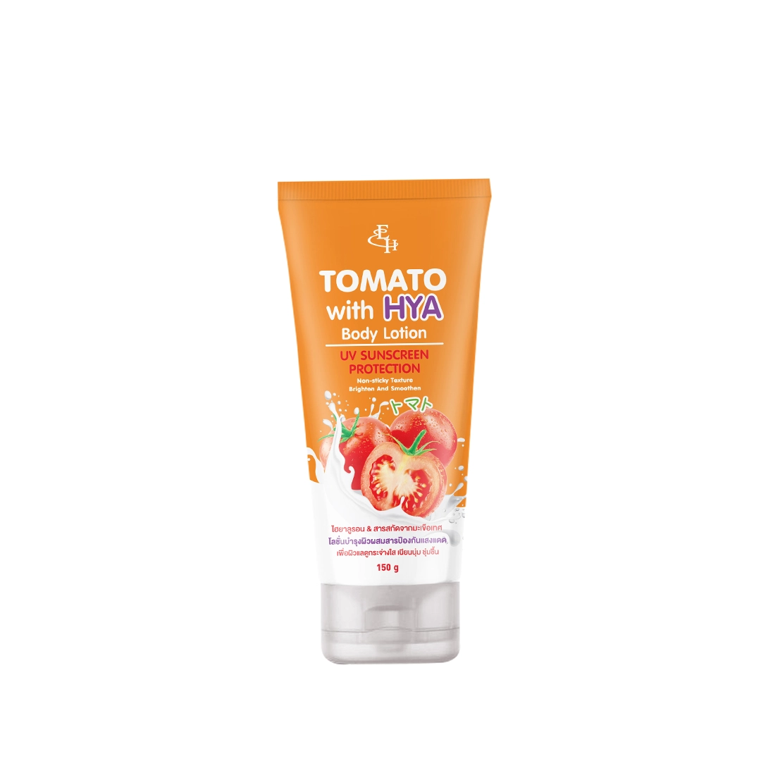 ELIZA HELENA TOMATO WITH  HYA BODY LOTION