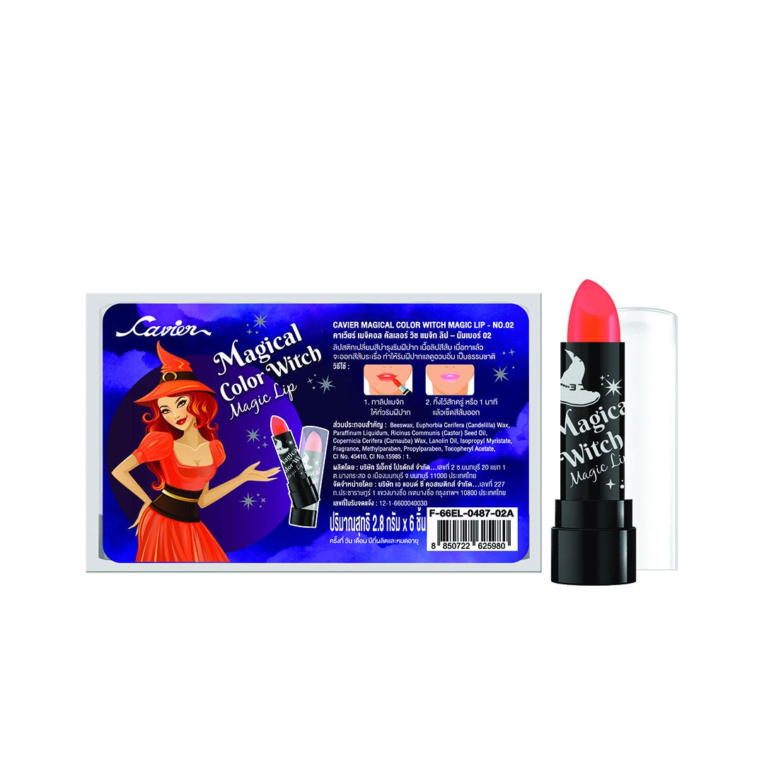Cavier Magical Color Witch Magic Lip - No.02