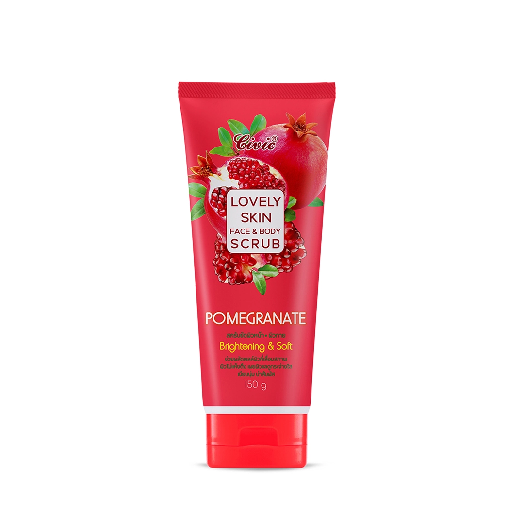 CIVIC LOVELY SKIN FACE & BODY SCRUB – POMEGRANATE
