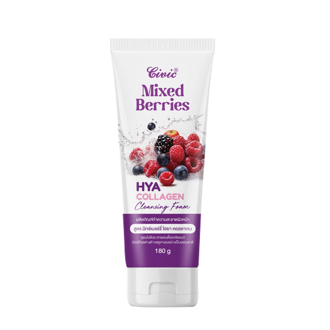 Civic Mixed Berries Hya Collagen Cleansing Foam
