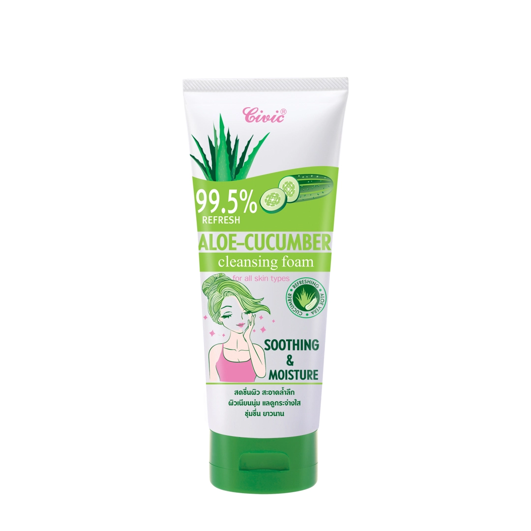 CIVIC ALOE - CUCUMBER CLEANSING FOAM