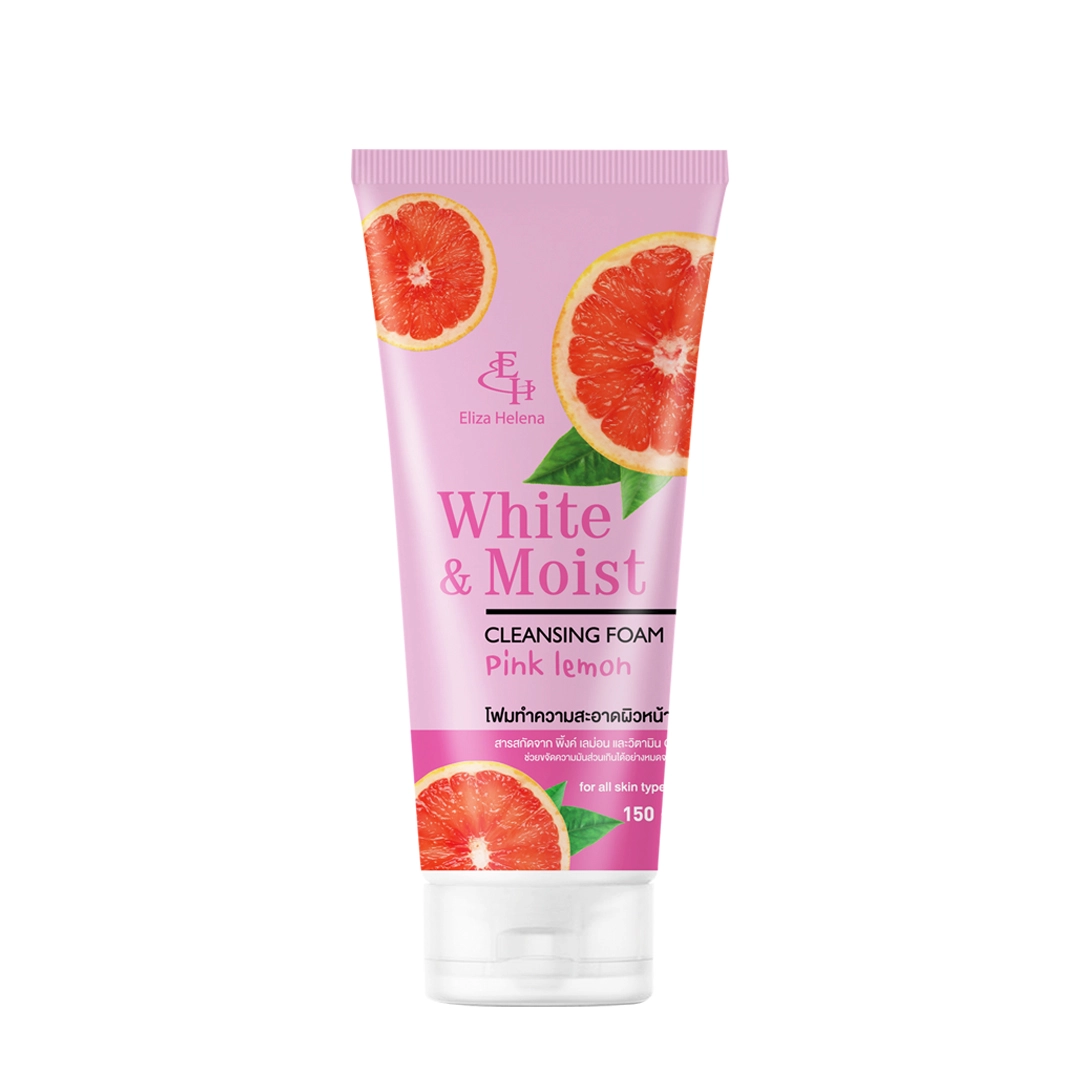 Eliza Helena White & Moist Cleansing Foam – Pink Lemon