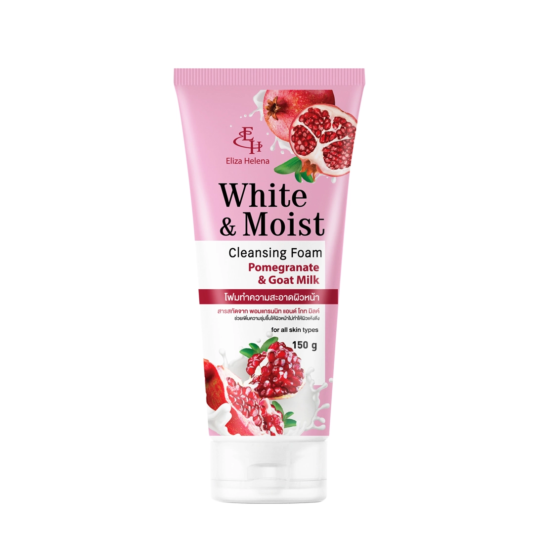 Eliza Helena White & Moist Cleansing Foam – Pomegranate & Goat Milk