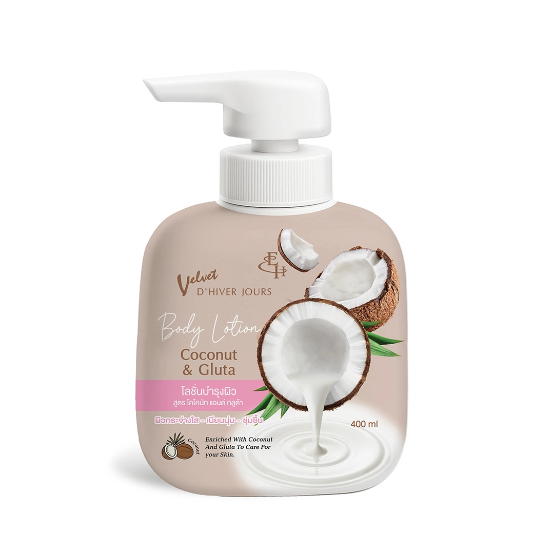 ELIZA HELENA VELVET D' HIVER JOURS BODY LOTION – COCONUT & GLUTA 
