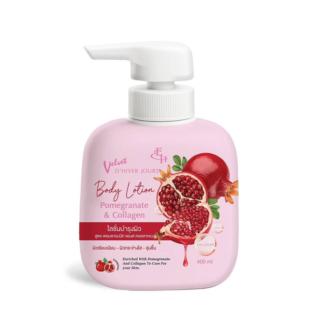 ELIZA HELENAVELVET D' HIVER JOURS BODY LOTION – POMEGRANATE & COLLAGEN 