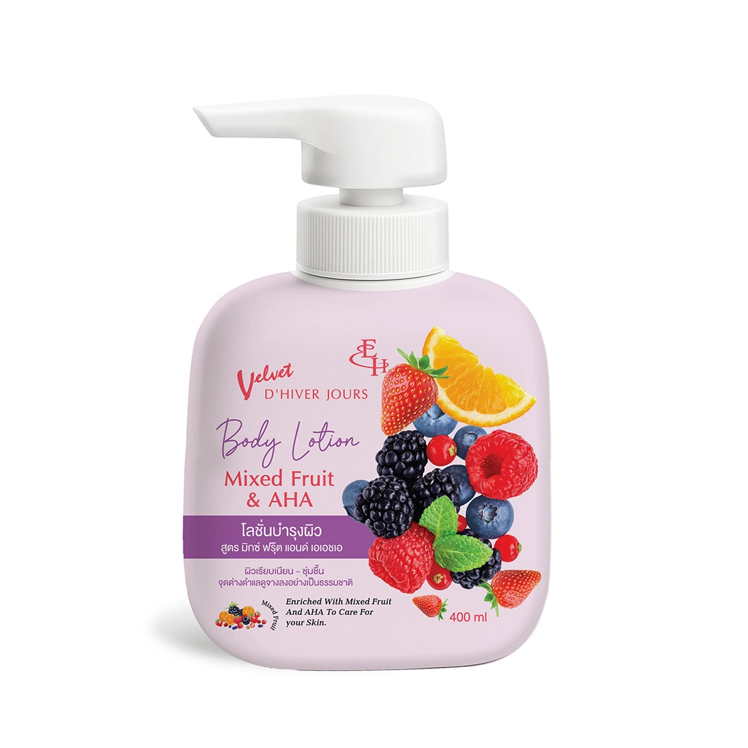 ELIZA HELENA VELVET D' HIVER JOURS BODY LOTION – MIXED FRUIT & AHA
